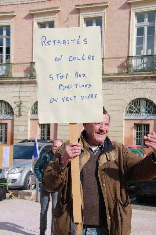 manifestant en colère