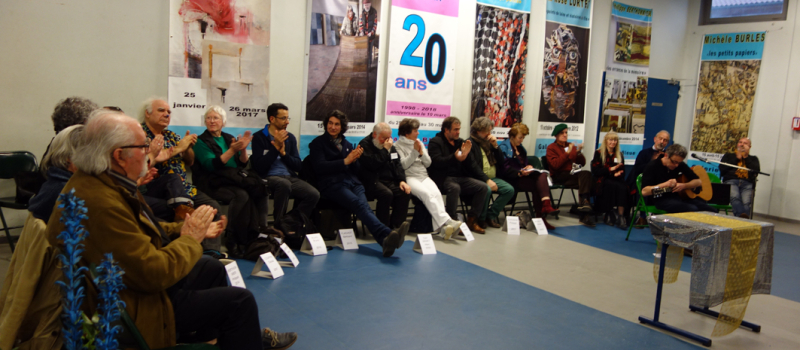 Les artistes présents étaient heureux de se rencontrer et de faire connaissance