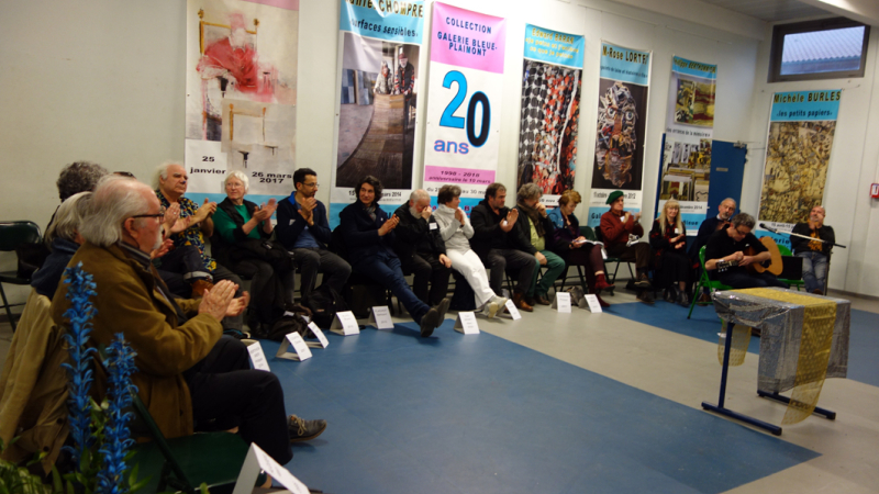 Les artistes présents étaient heureux de se rencontrer et de faire connaissance