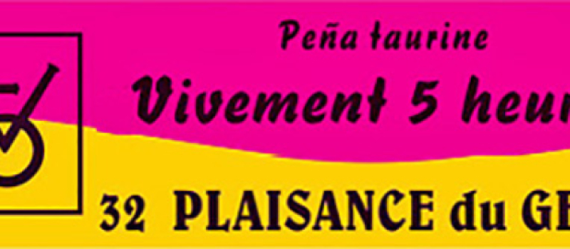 Echos de la peña vivement cinq heures