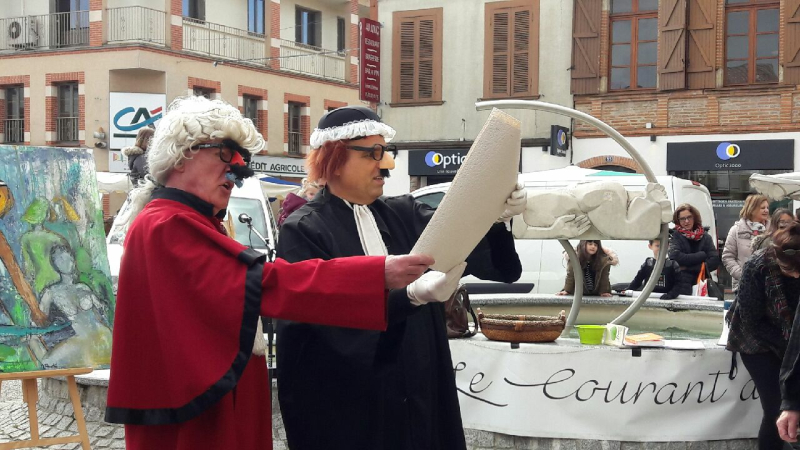 les divers épisodes du carnaval sur le marché