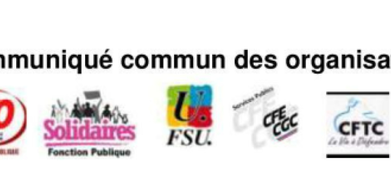 Grève à la Fonction publique le 22 mars en matinée