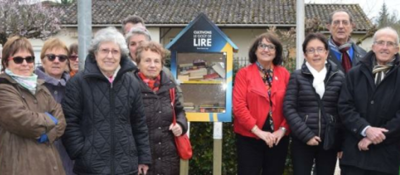 Une boite à livres installée au parc Villanueva
