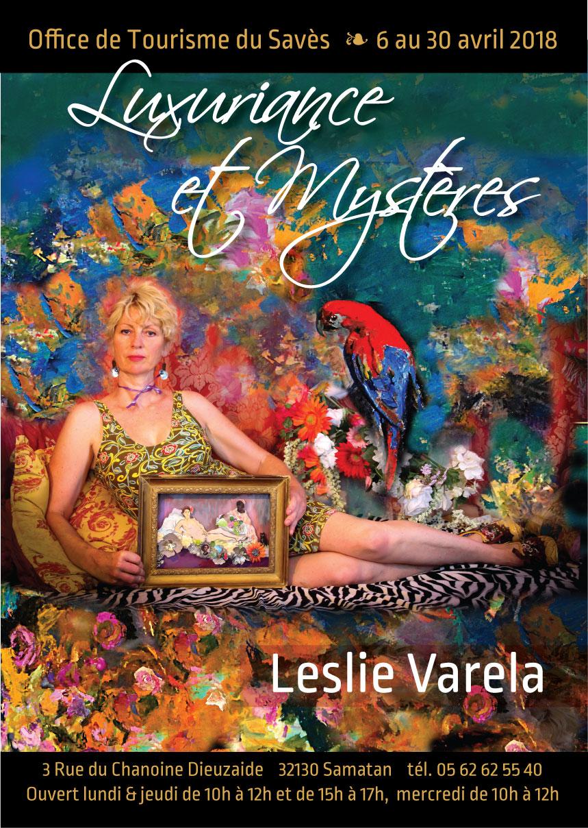 affiche exposition "Luxuriance et Mystères"