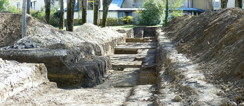 Auch : fouilles  archéologiques ou pas?
