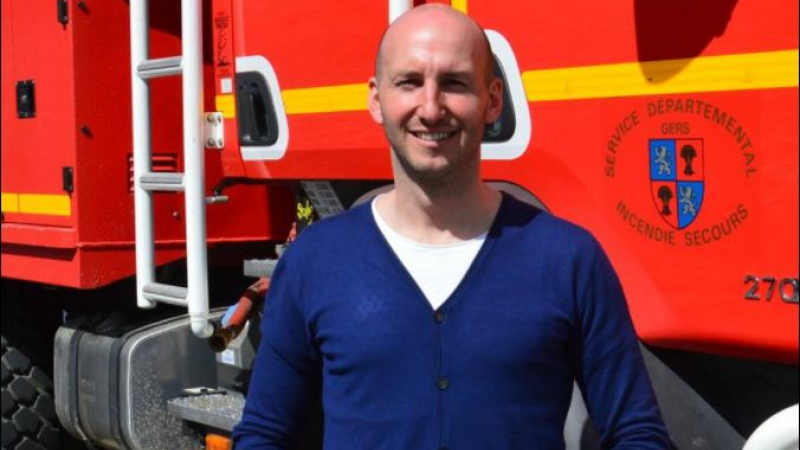 Le caporal-chef Brice Sanchez,  se prépare pour l’IRONMAN France 