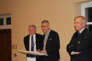 Jean-Michel Augré, Marc Romat et Jean-Jacques Mulot.