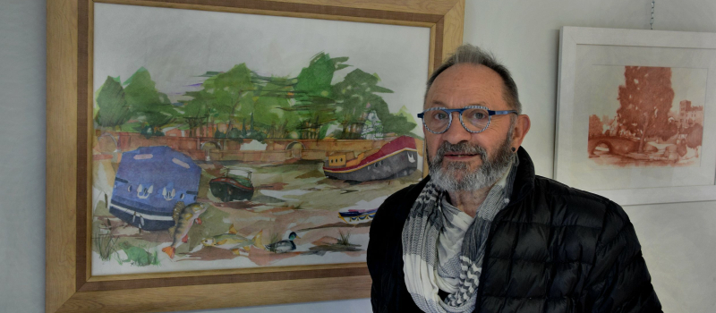 Peintures et dessins de Guy Coanus à la Médiathèque  