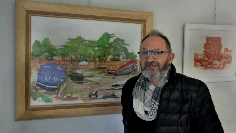 Peintures et dessins de Guy Coanus à la Médiathèque  