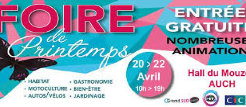Une centaine d'exposants seront présents à la foire de printemps dont l'entrée est gratuite