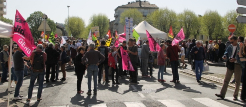 Manif et dérapageà Auch !