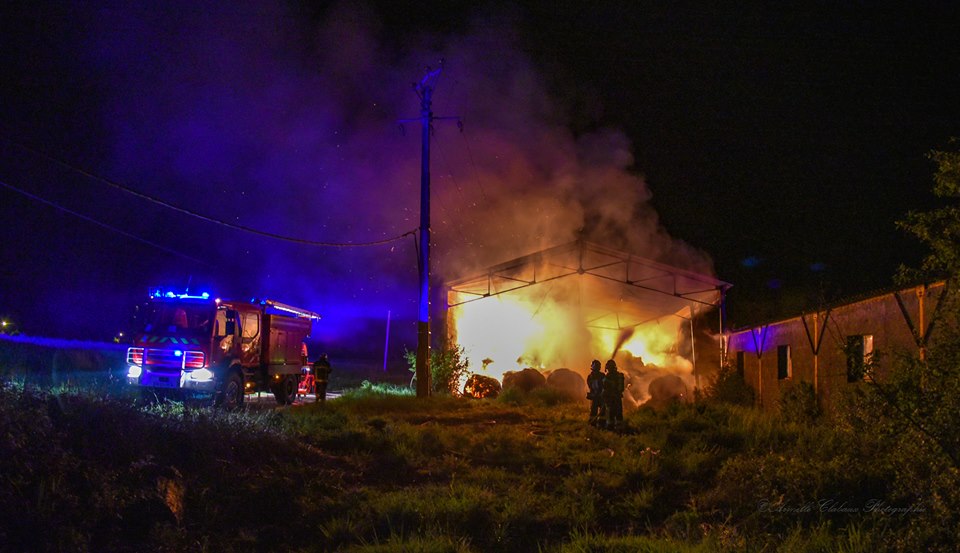 Intervention des pompiers