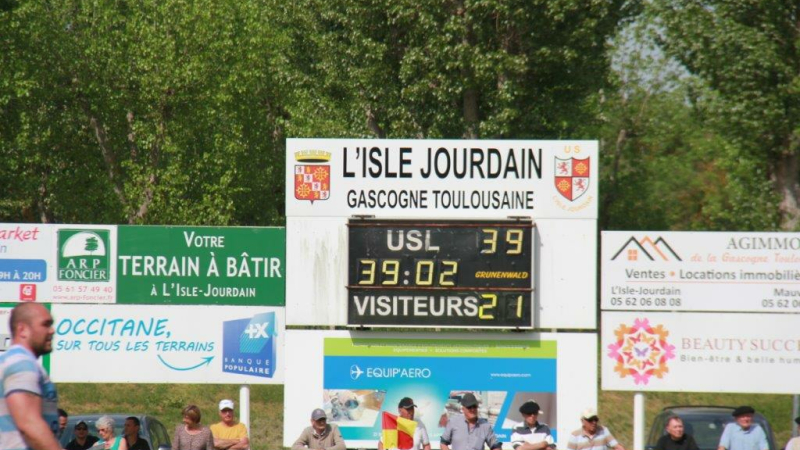 Rugby contrat rempli par l'USL