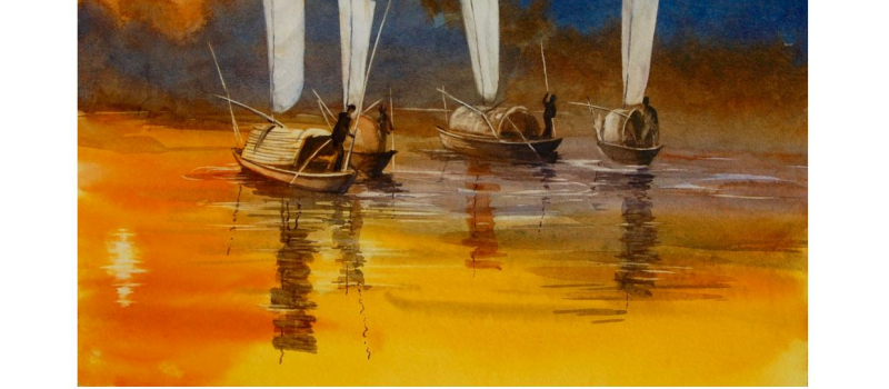 Exposition des aquarellistes de l'Atelier du Lac 