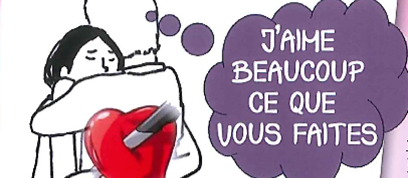 "J'aime beaucoup ce que vous faites"