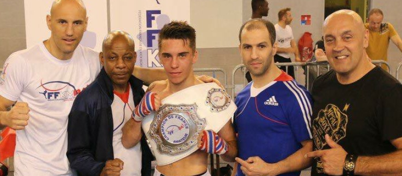 Lucas Montagne, champion de France de full-contact