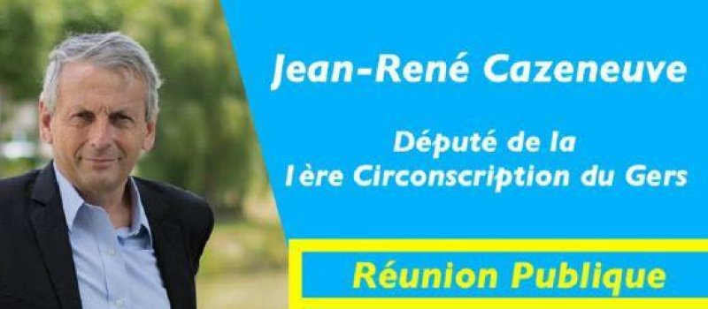 Réunion publique du député Cazeneuve