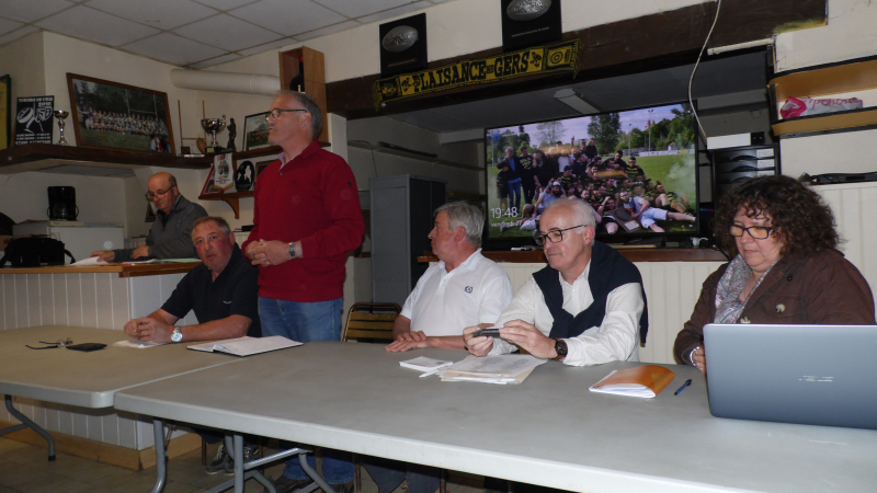 U S Plaisance Rugby en assemblée générale