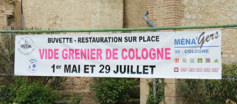 Brocante-vide grenier dans cadre exceptionnel