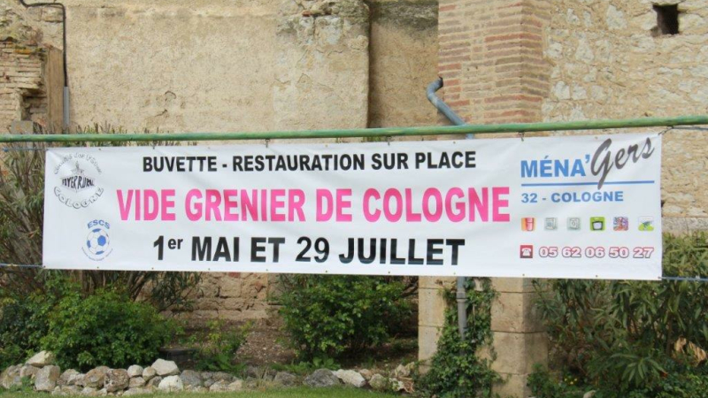 Brocante-vide grenier dans cadre exceptionnel