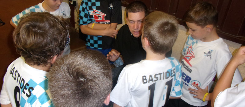 Bastides Handball avec ses plus jeunes 