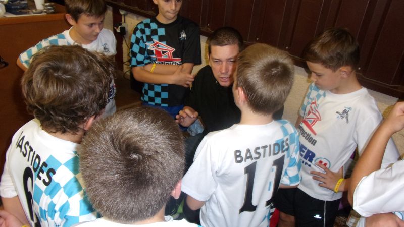 Bastides Handball avec ses plus jeunes 