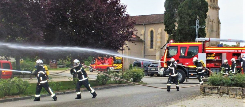 Exercice grandeur nature pour les sapeurs-pompiers