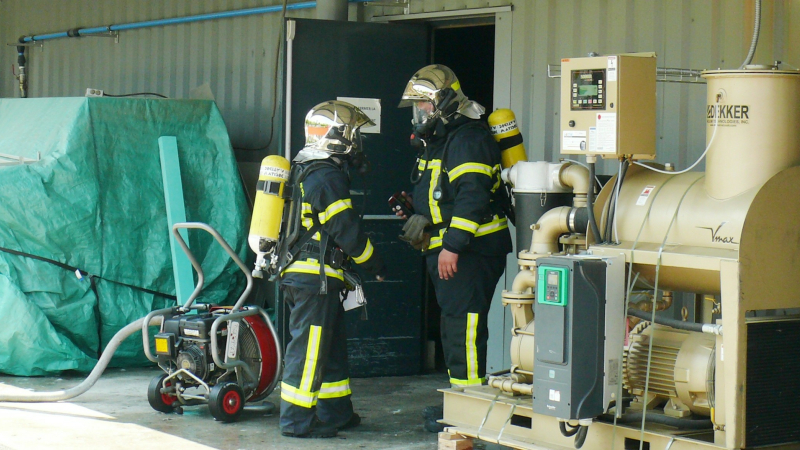 Incendie à JCB Aéro