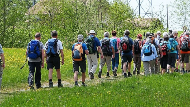 Marche solidaire organisée par l’association les Amis de la Ribère.