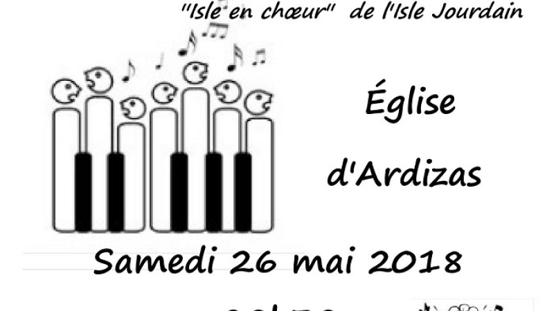 Concert de fin d'année de la Chorale "Chantons sur le Paou",  nouveau chef de chœur, nouveau répertoire !