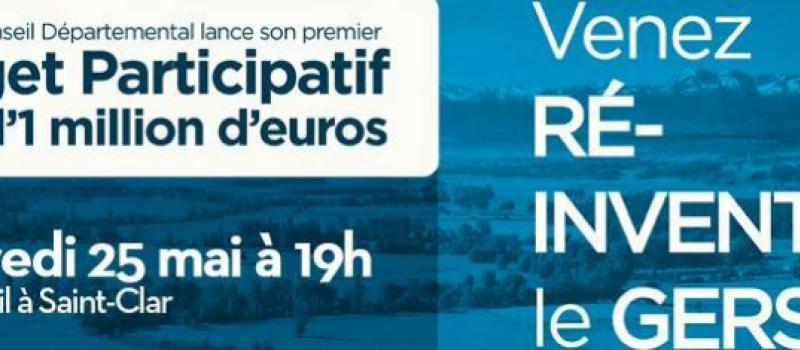 Réunion publique d'information sur le budget participatif