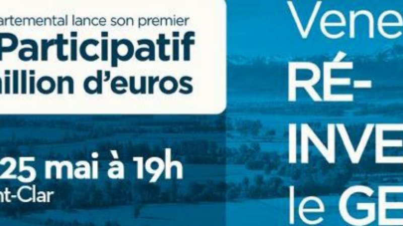 Réunion publique d'information sur le budget participatif