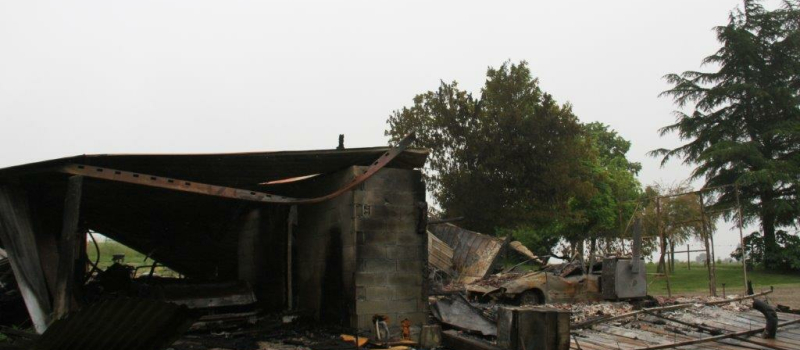 Incendie à la Pena de Condom