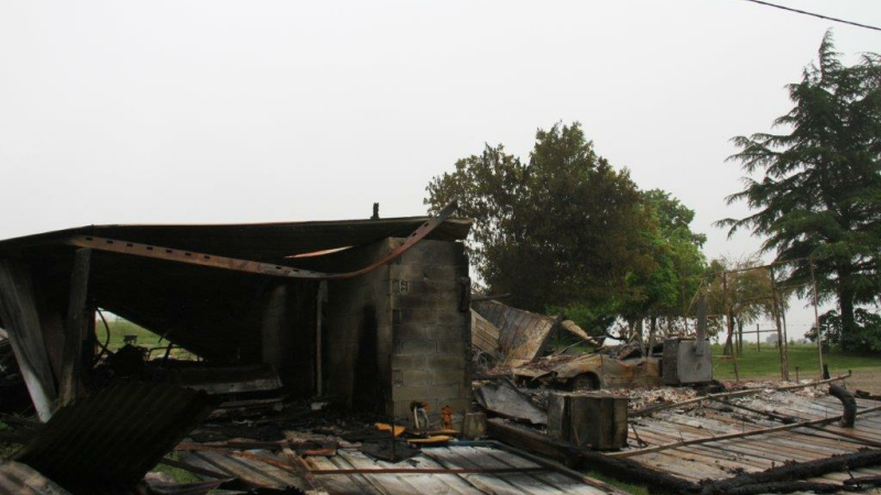 Incendie à la Pena de Condom
