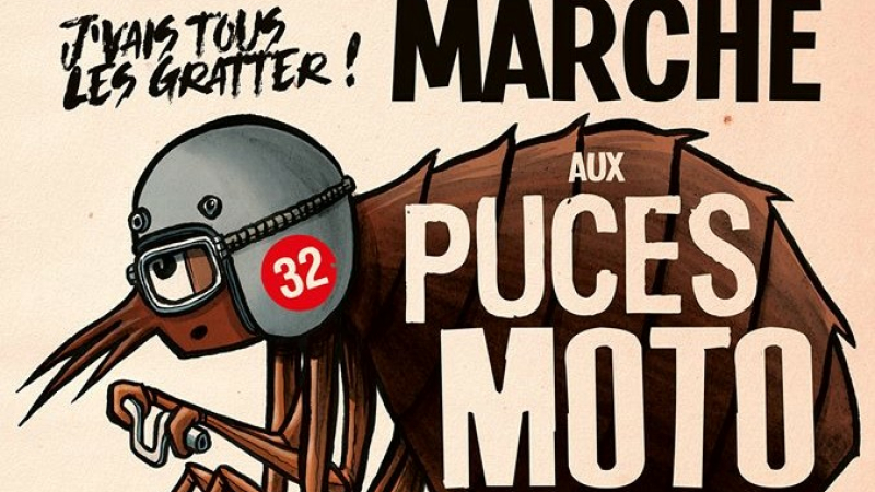 Marché aux puces motos