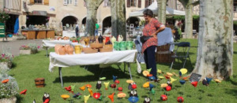 Le premier Marché de potiers et céramistes a eu lieu 
