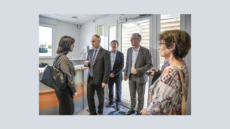 Catherine Séguin visite l’usine Fabre d’Aignan  