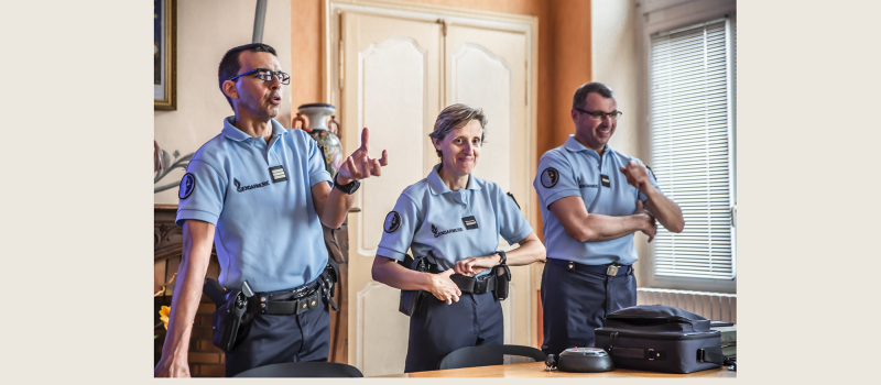 ​​​​​​​Les gendarmes renouent avec la population de Nogaro (entre autres)  
