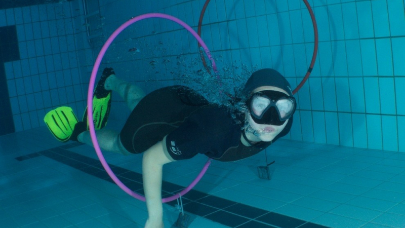 Premières bulles en mer des lycéens 