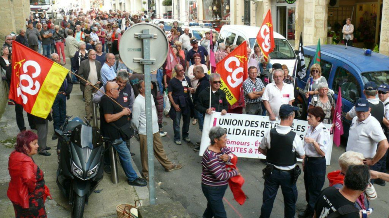 Manifestation des retraités le jeudi 14 juin 2018