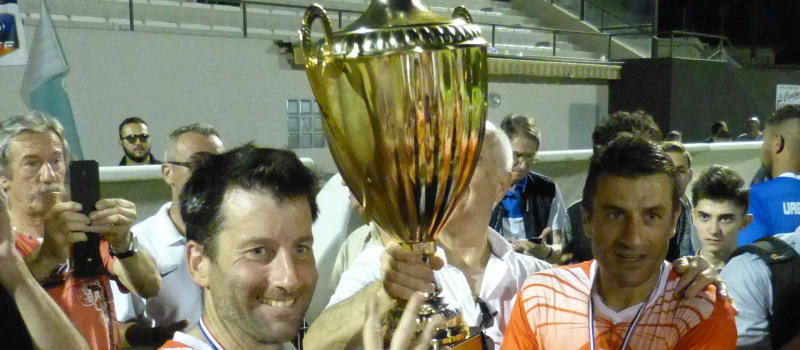 À Gimont la coupe du Gers 2018 de football.