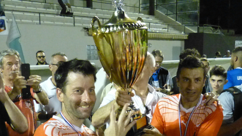 À Gimont la coupe du Gers 2018 de football.