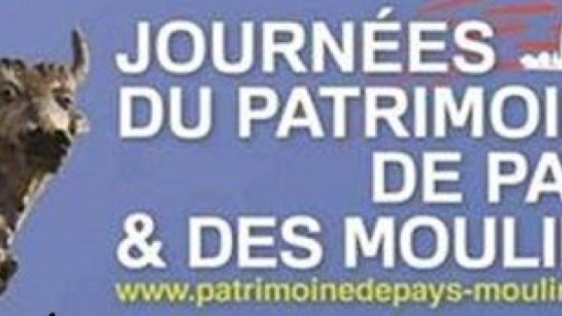 Journée du Patrimoine de Pays et des Journées des Moulins