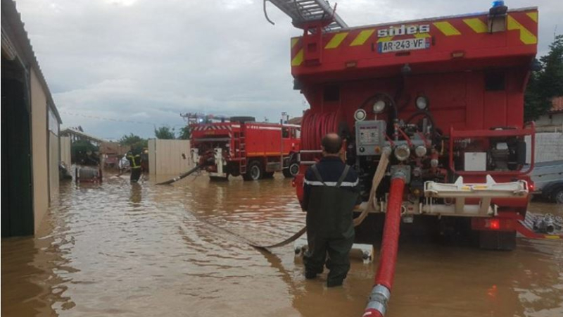 Orages inondations 300 sapeurs pompiers sur la brèche