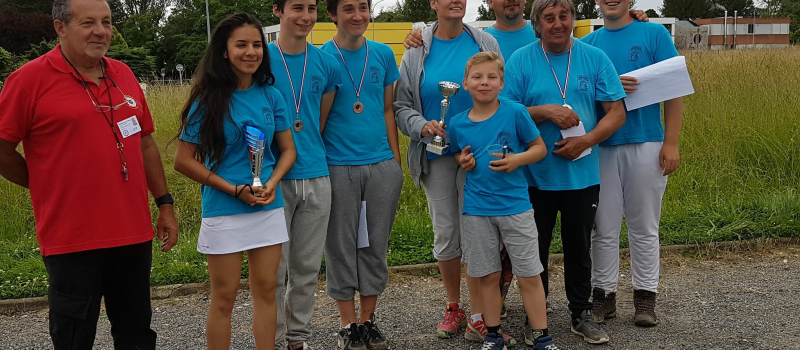 Archerie Mirandaise les jeunes en haut des tableaux