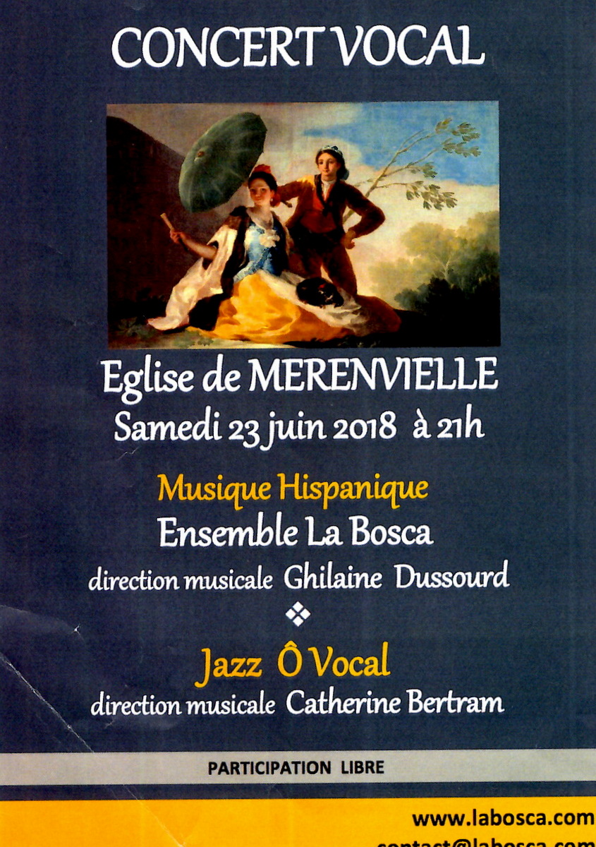 l'affiche du concert du 23 juin
