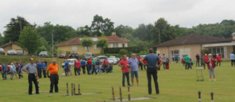 Résultats  du qualificatif  de quilles au maillet