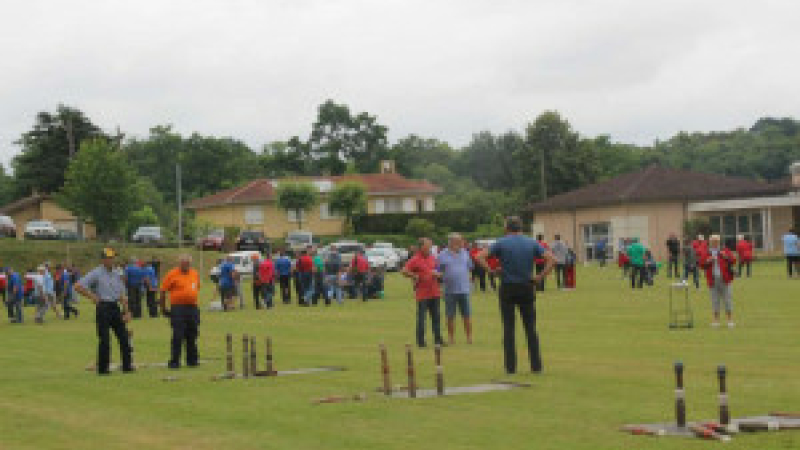 Résultats  du qualificatif  de quilles au maillet