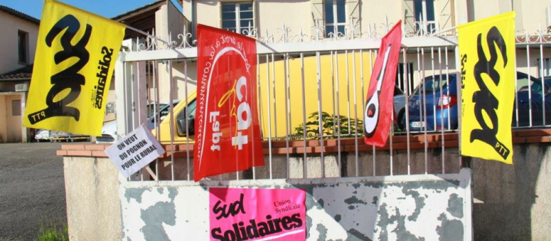 Rencontre des militants vicois avec les postiers lislois