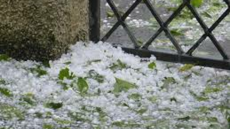 violent orage de grêle sur une petite partie du Gers